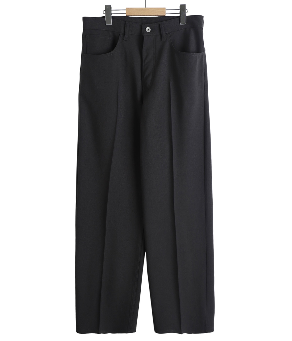 5-POCKETS TROUSERS -RECYCLED POLYESTER NON-MULESED WOOL GABARDINE