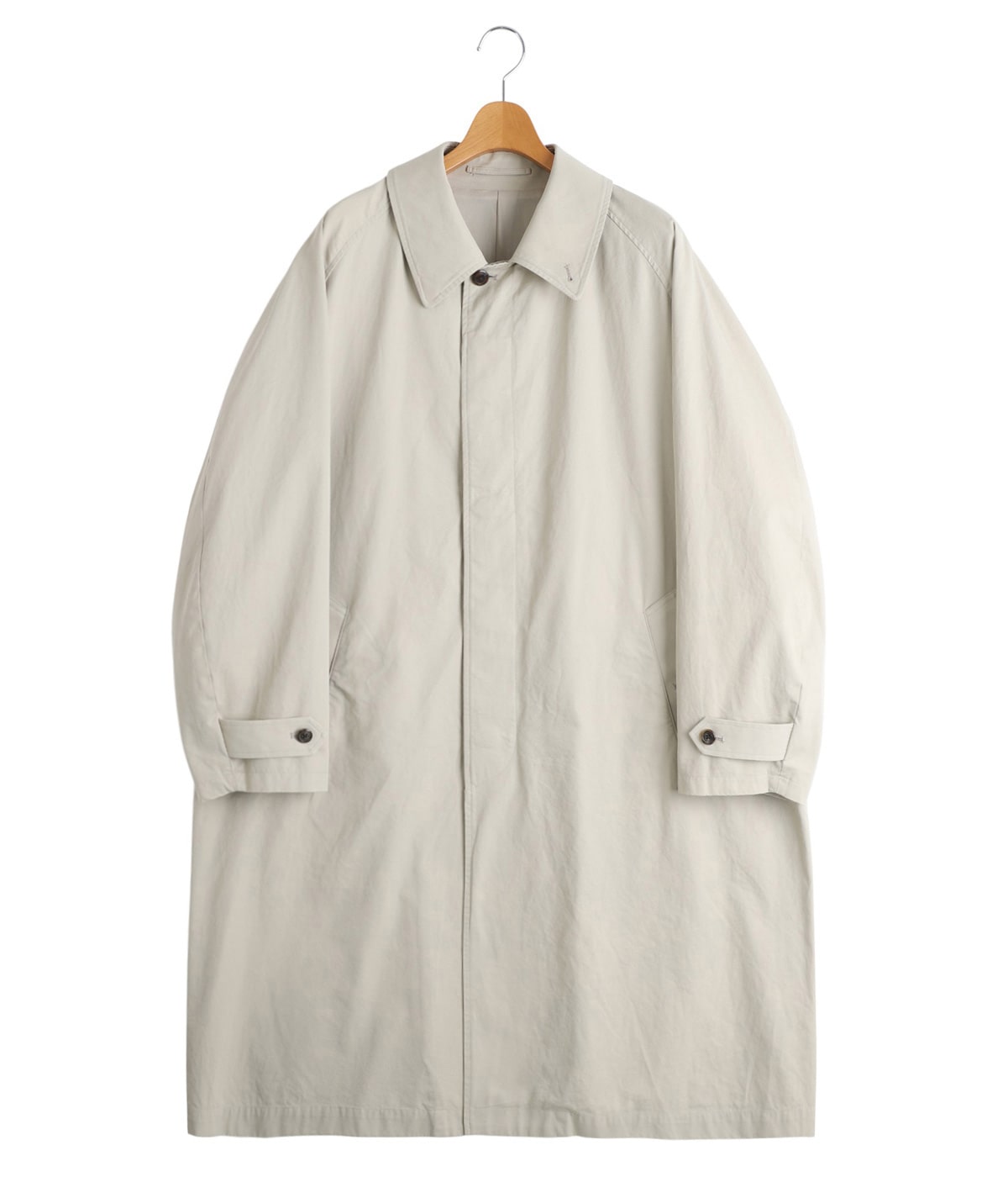 RAGLAN SLEEVE COAT -ORGANIC COTTON GABARDINE- | marka(マーカ