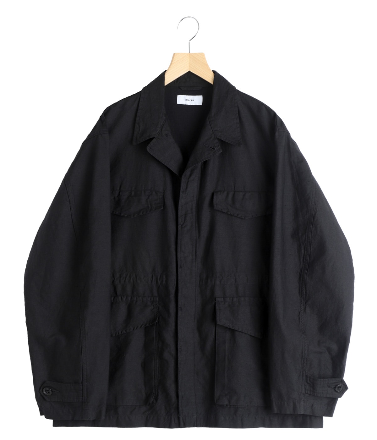 予約】MILITARY JACKET -LINEN x ORGANIC COTTON x SILK LIGHT