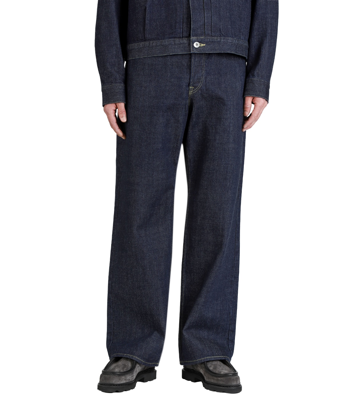 CLEAN CYLINDER FIT JEANS -ORGANIC COTTON 13.5oz SELVEDGE DENIM