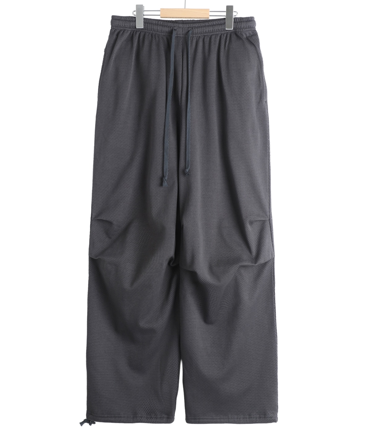 KNEE TUCK PANTS -40/2 ORGANIC COTTON MESH- | marka(マーカ