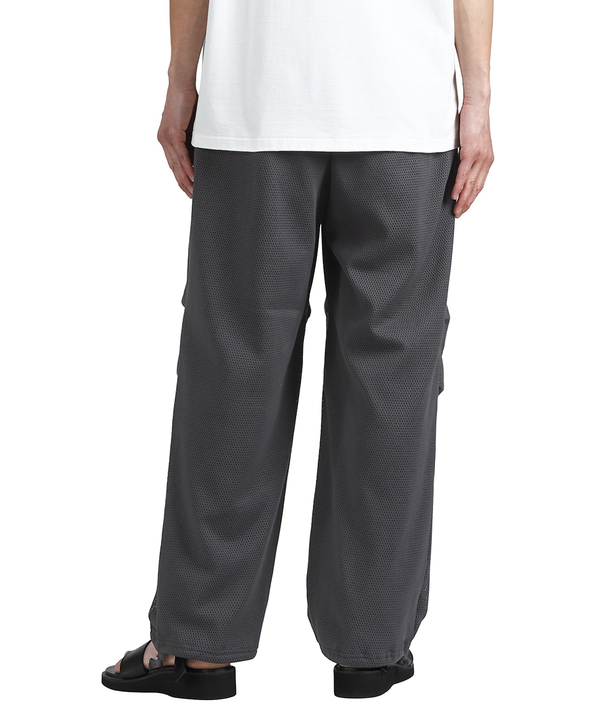 KNEE TUCK PANTS -40/2 ORGANIC COTTON MESH- | marka(マーカ