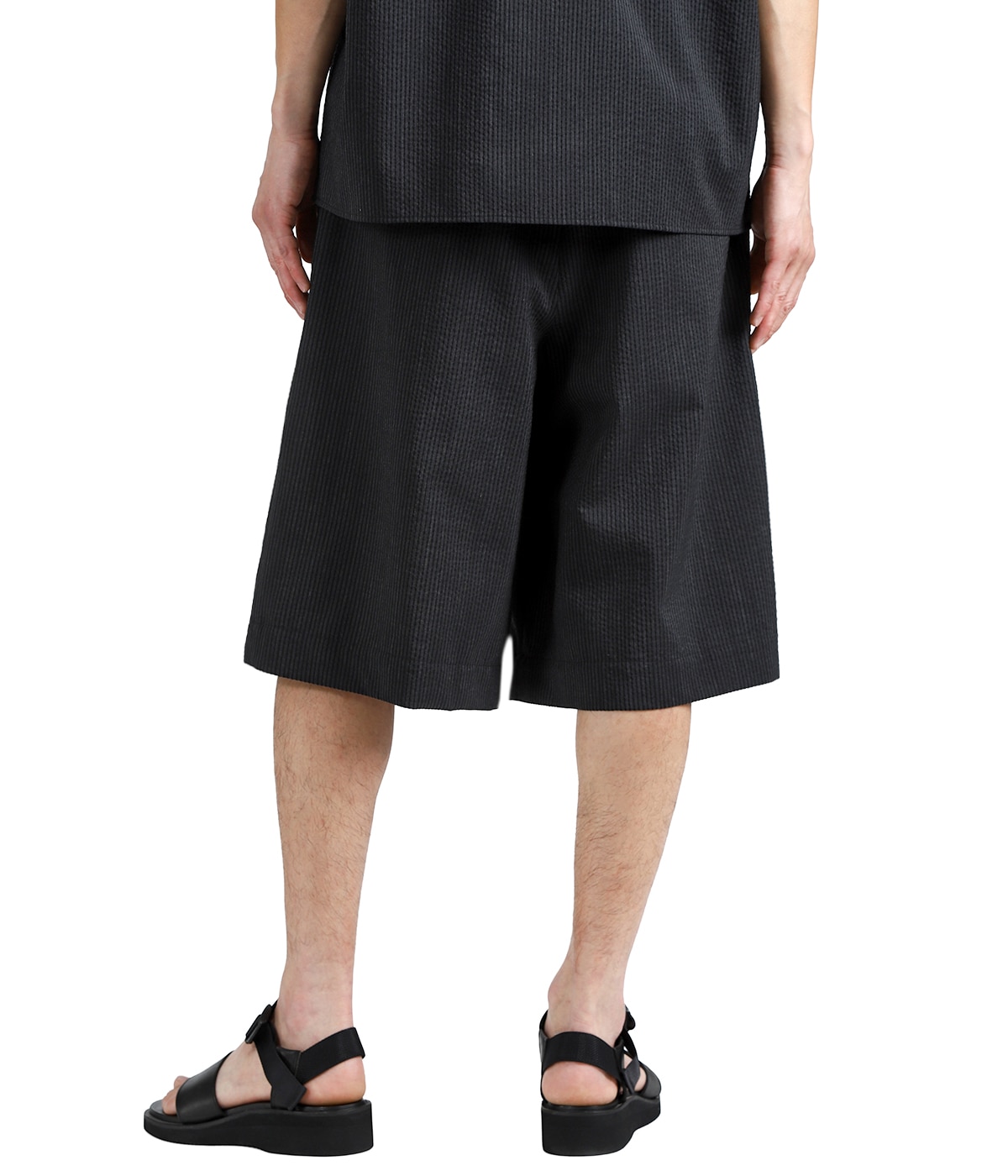 marka　ウールモヘヤ　ショートパンツ　size2 DOUBLE TUCK SHORTS -WOOL SEERSUCKER- | marka(マーカ) / パンツ