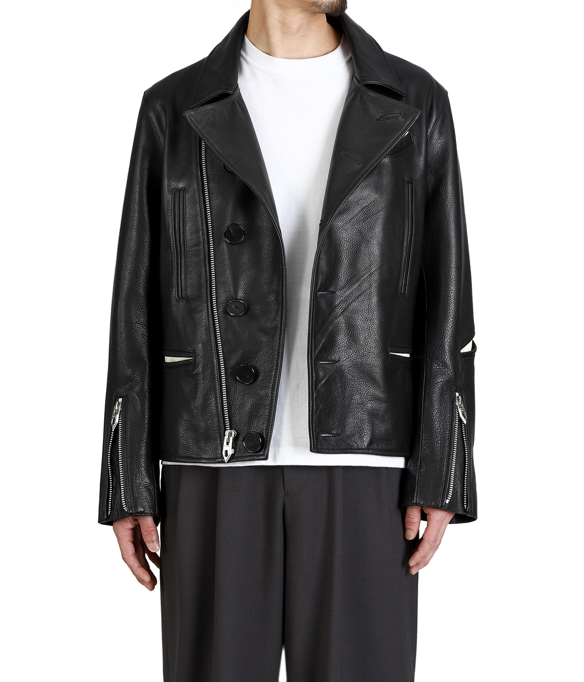 MOTORCYCLE LEATHER JACKET | MASU(エムエーエスユー) / アウター