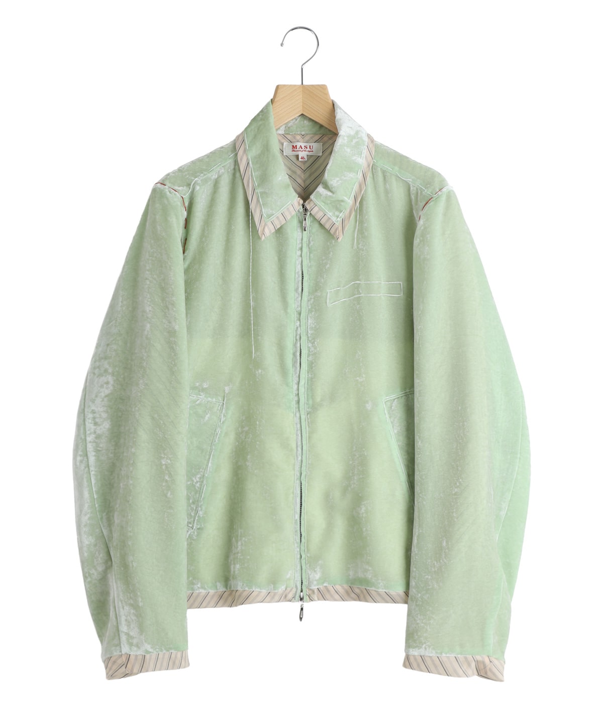 UNEVEN VELVET JACKET | MASU(エムエーエスユー) / アウター ブルゾン