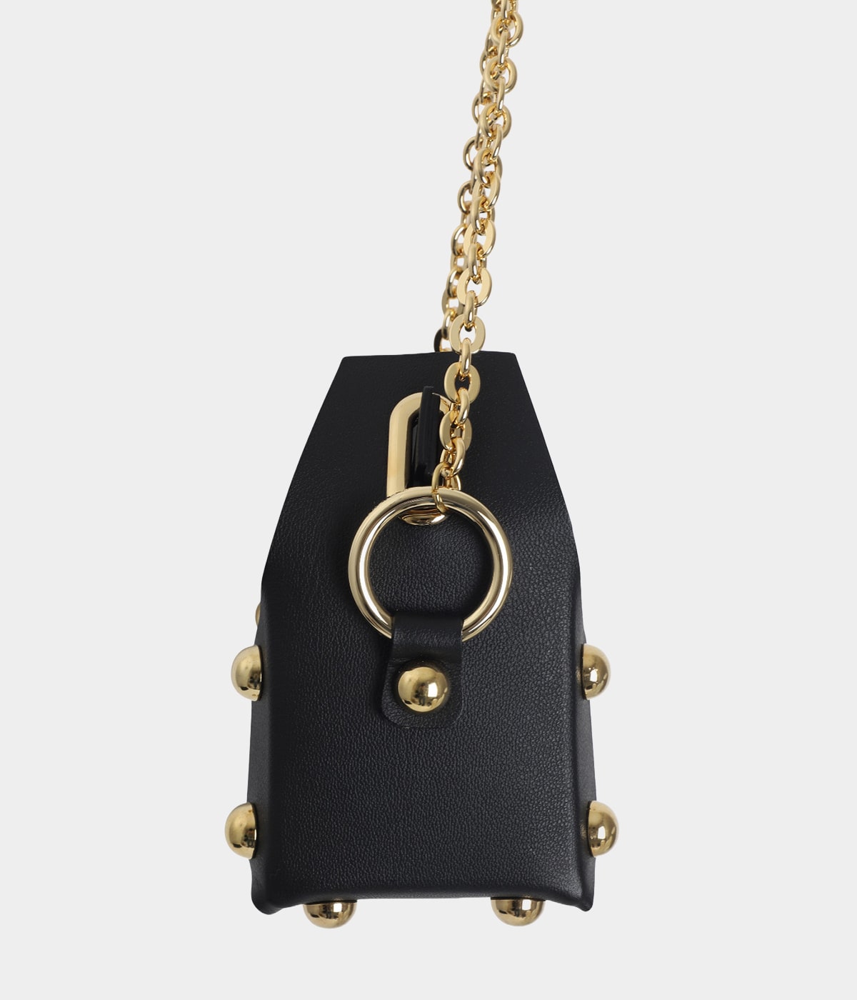 masu ショルダーバッグ エムエーエスユー MASU Leather Cake Bag （BLACK） - ファッション