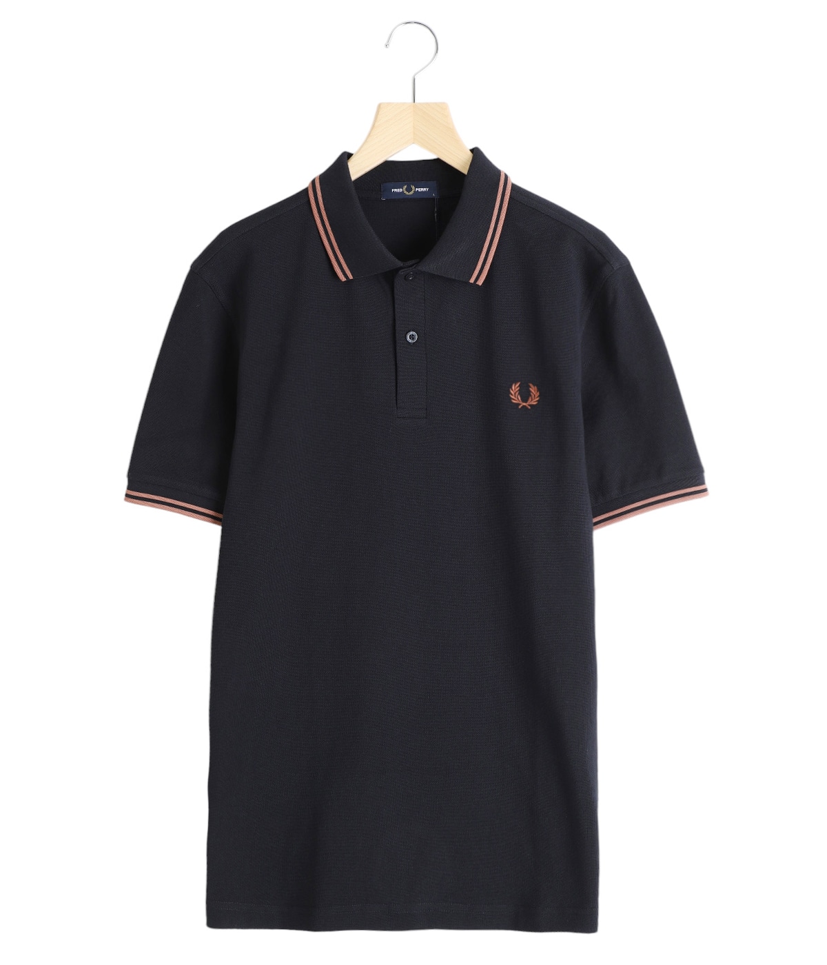 【新品】FRED PERRY フレッドペリー ポロシャツ ネイビー Lサイズ FRED PERRY フレッドペリー ポロシャツ レディース メンズ LS