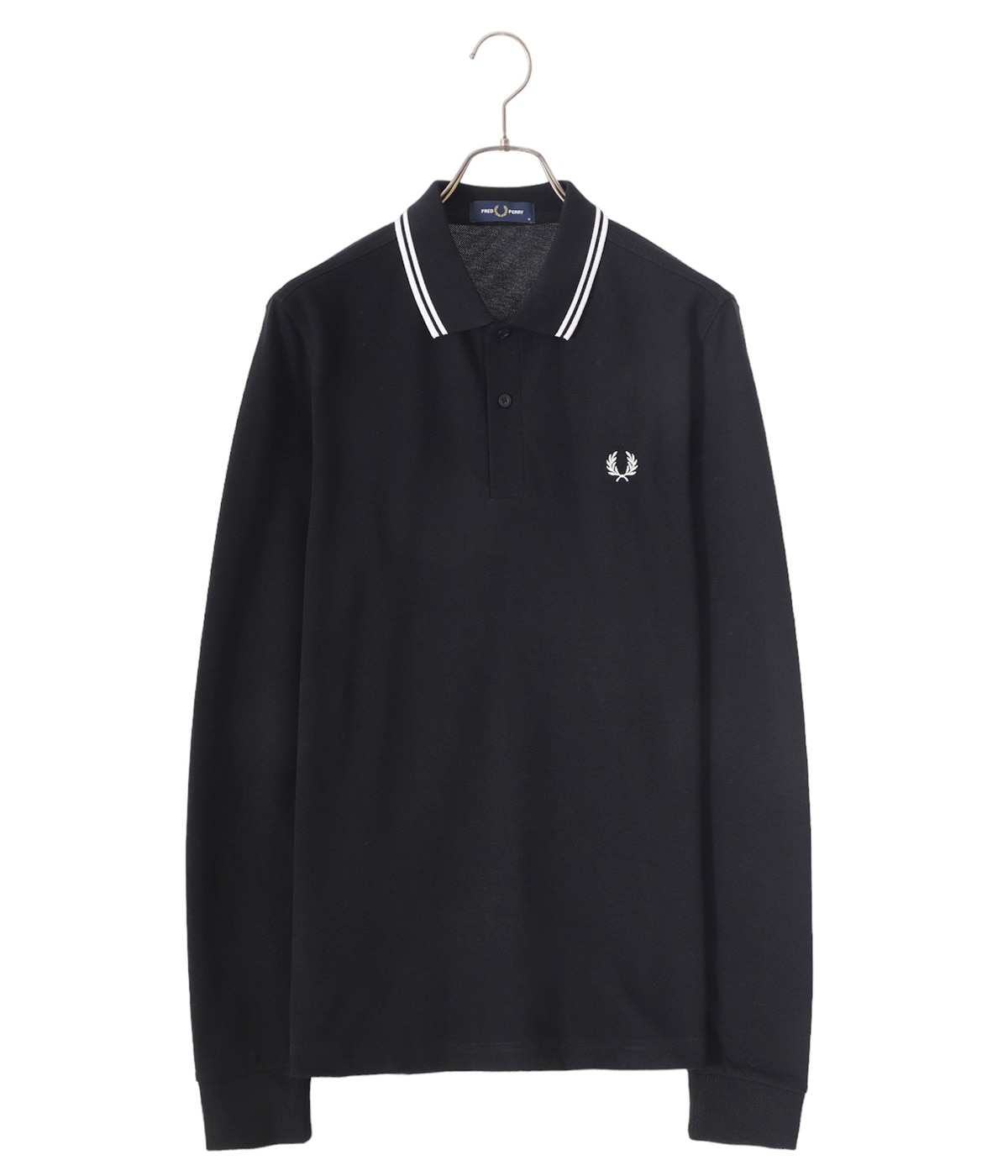 フレッドペリー　ポロシャツ　リブライン　ブラック　黒 カラー/ブラック | FRED PERRY JAPAN | フレッドペリー日本公式
