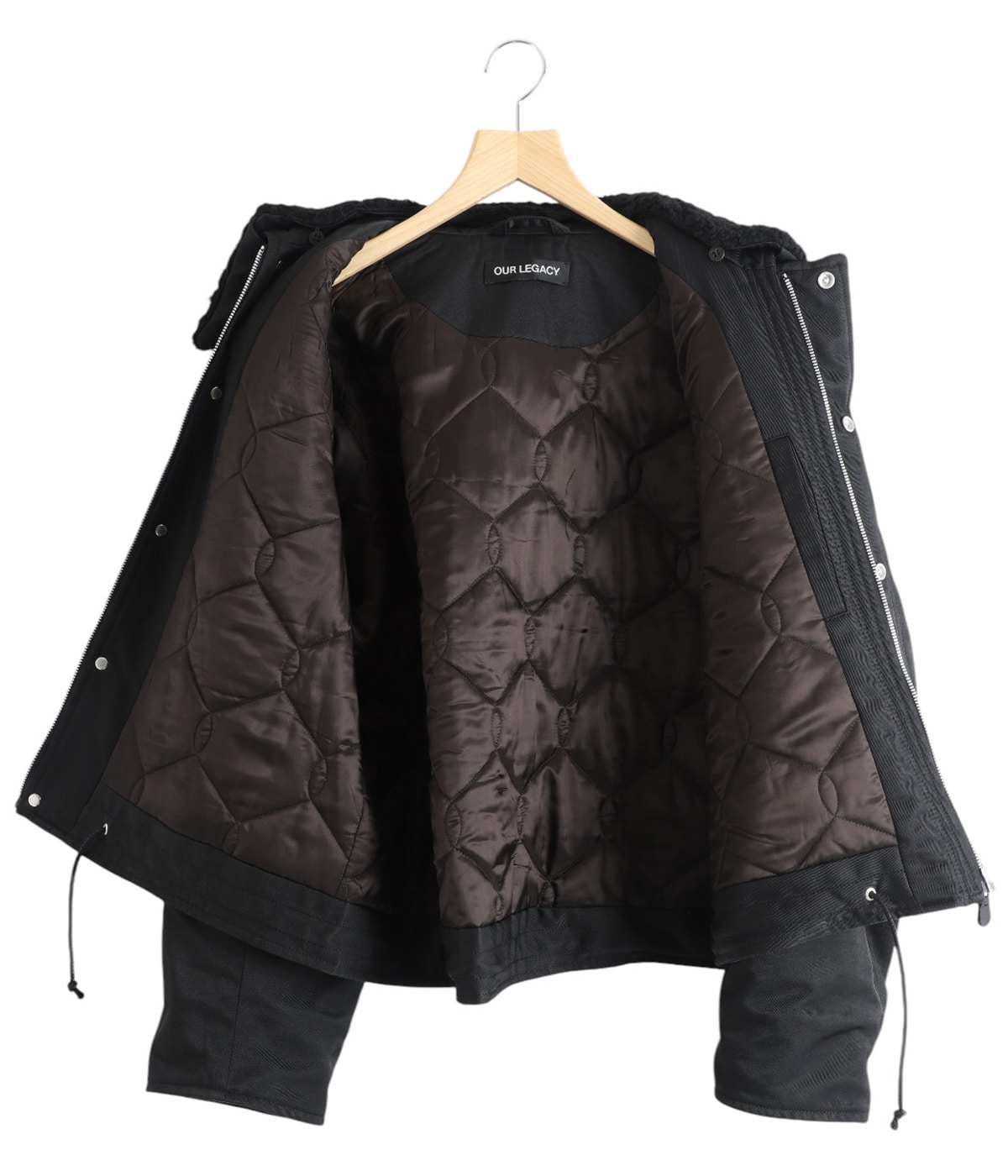 ジャケット・アウター OUR LEGACY 24aw ACE JACKET size44 Our Legacy - Ace Jacket Black Aero Nylon