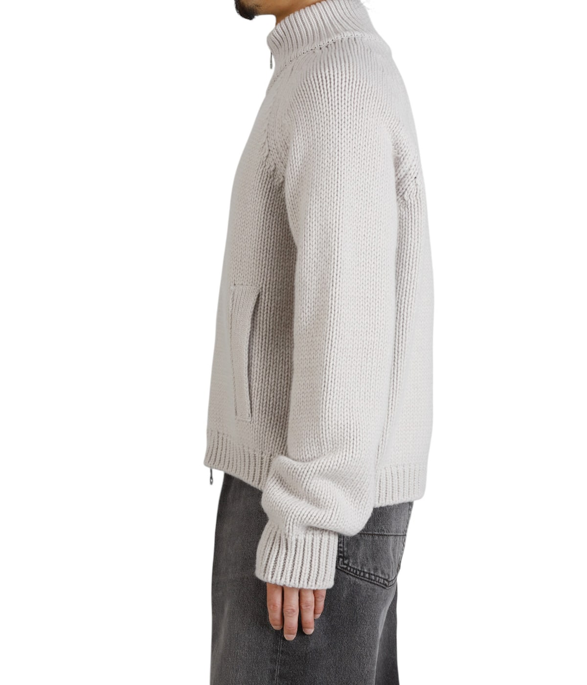 新品 46 23AW OUR LEGACY アランニット ベージュ 5627 ULTRA ZIP CARDIAN | OUR LEGACY(アワーレガシー) / トップス