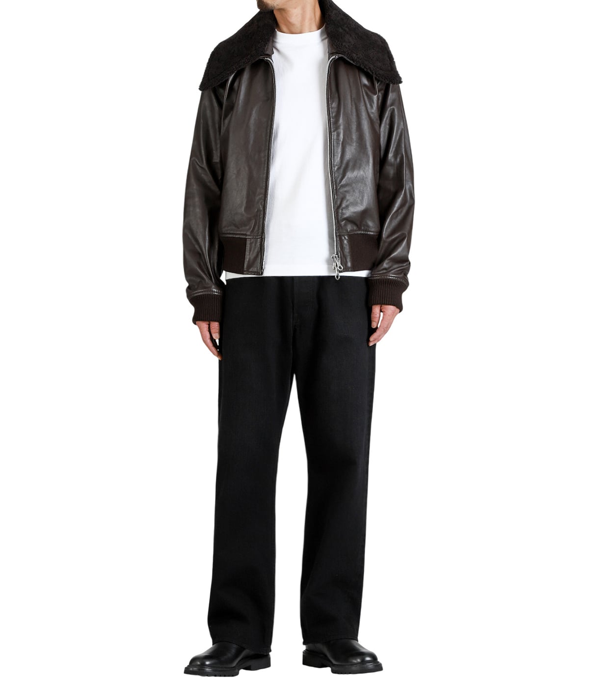 ジャケット・アウター our legacy PHAROS BOMBER 48 PHAROS BOMBER | OUR LEGACY(アワーレガシー) / アウター レザー