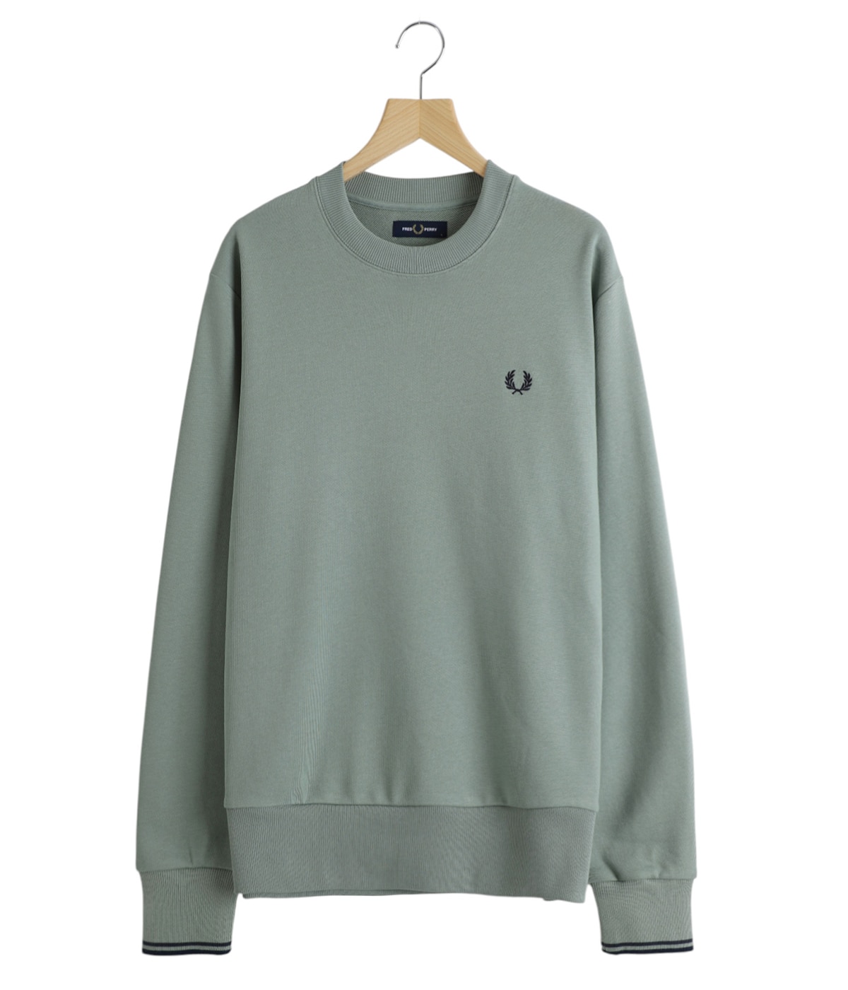 ★FRED PERRY Crew Sweatshirt 関税込★ Fred Perry Crew Neck Sweatshirt Black at CareOfCarl.com