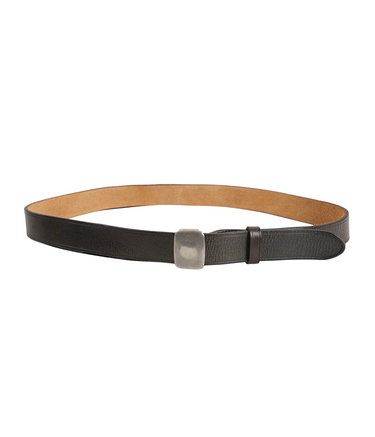 RRL ヴァンセンヌ　レザーベルト　32 VINCENNES-CASUAL-TUMBLED LEATHER-LEATHER | RRL(ダブルアール