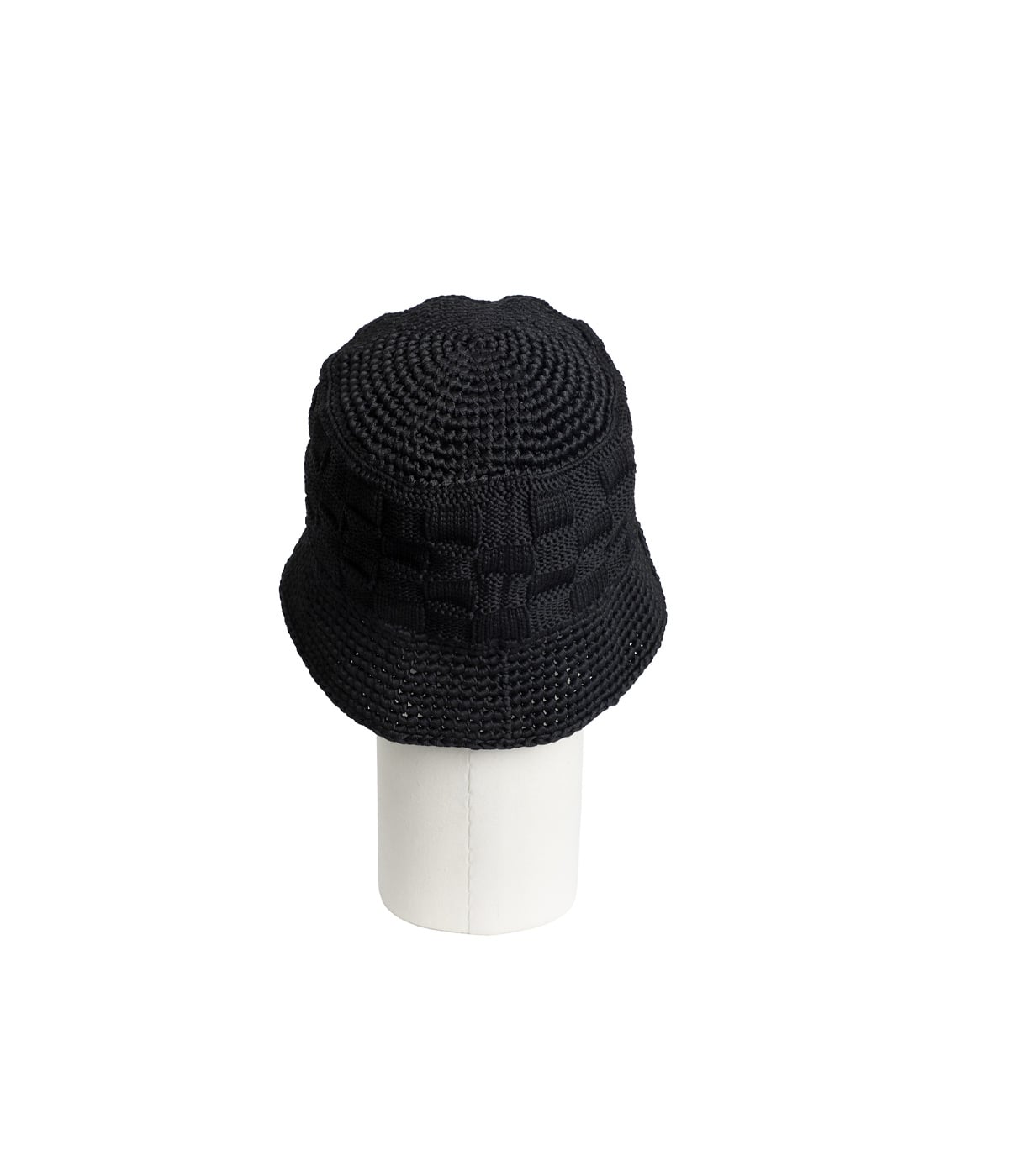 POLY KNIT BUCKET HAT (CHECKERBOAD) | KIJIMA TAKAYUKI(キジマ