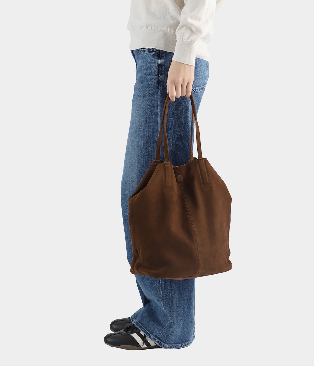 3WAY MIDIUM TOTE - SUEDE -（LONG） | Morphee(モルフェ) / バッグ