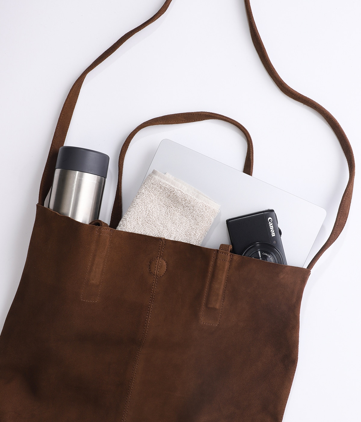 3WAY MIDIUM TOTE - SUEDE -（LONG） | Morphee(モルフェ) / バッグ