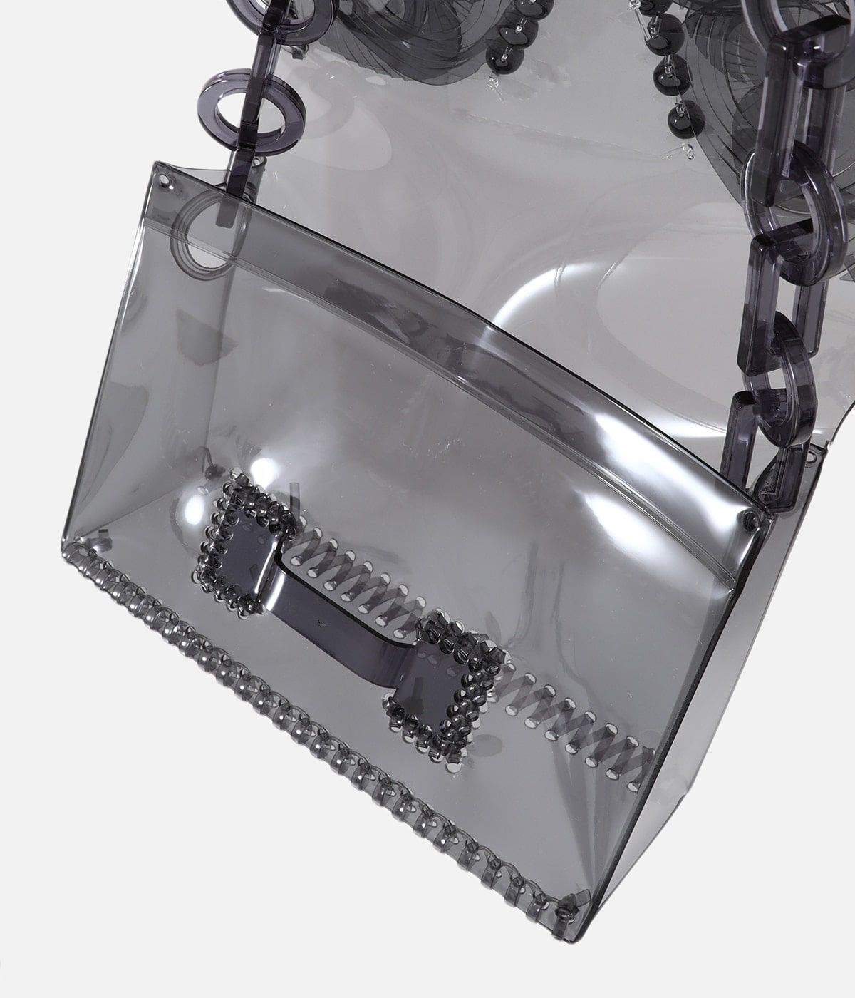 レディース】Transparent Sculptural Mini Chain Bag | Mame