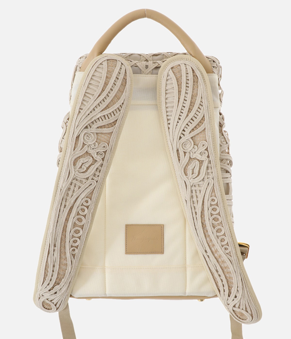 Mame Kurogouchi♡ Cording Embroidery Backpack - Beige Cording Embroidery Backpack - beige - Mame Kurogouchi