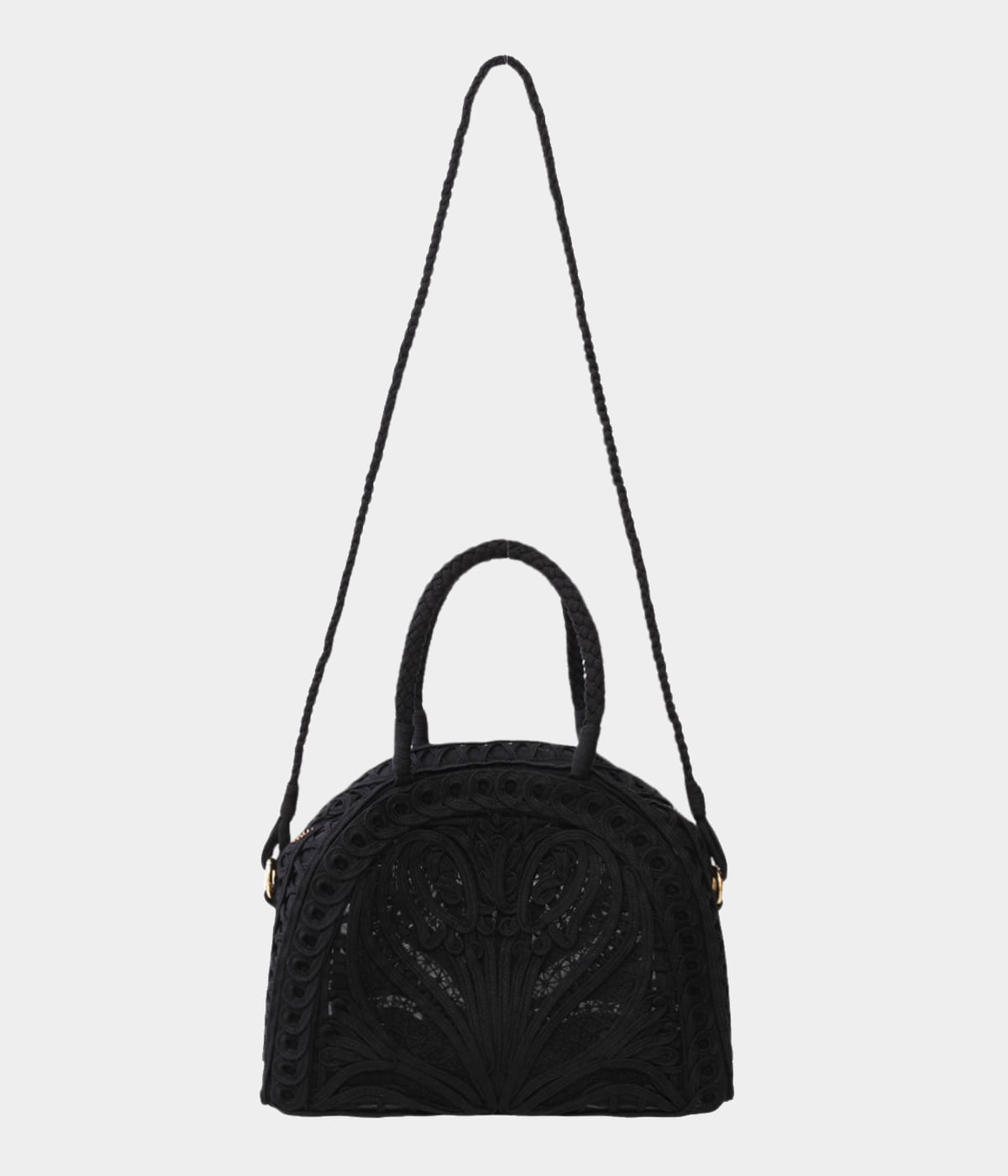 ISABEL MARANT イェンキ ロコ 刺繍 ショッハ ハック 【関税込】 Cording Embroidery Demi Lune Handbag - beige - Mame Kurogouchi