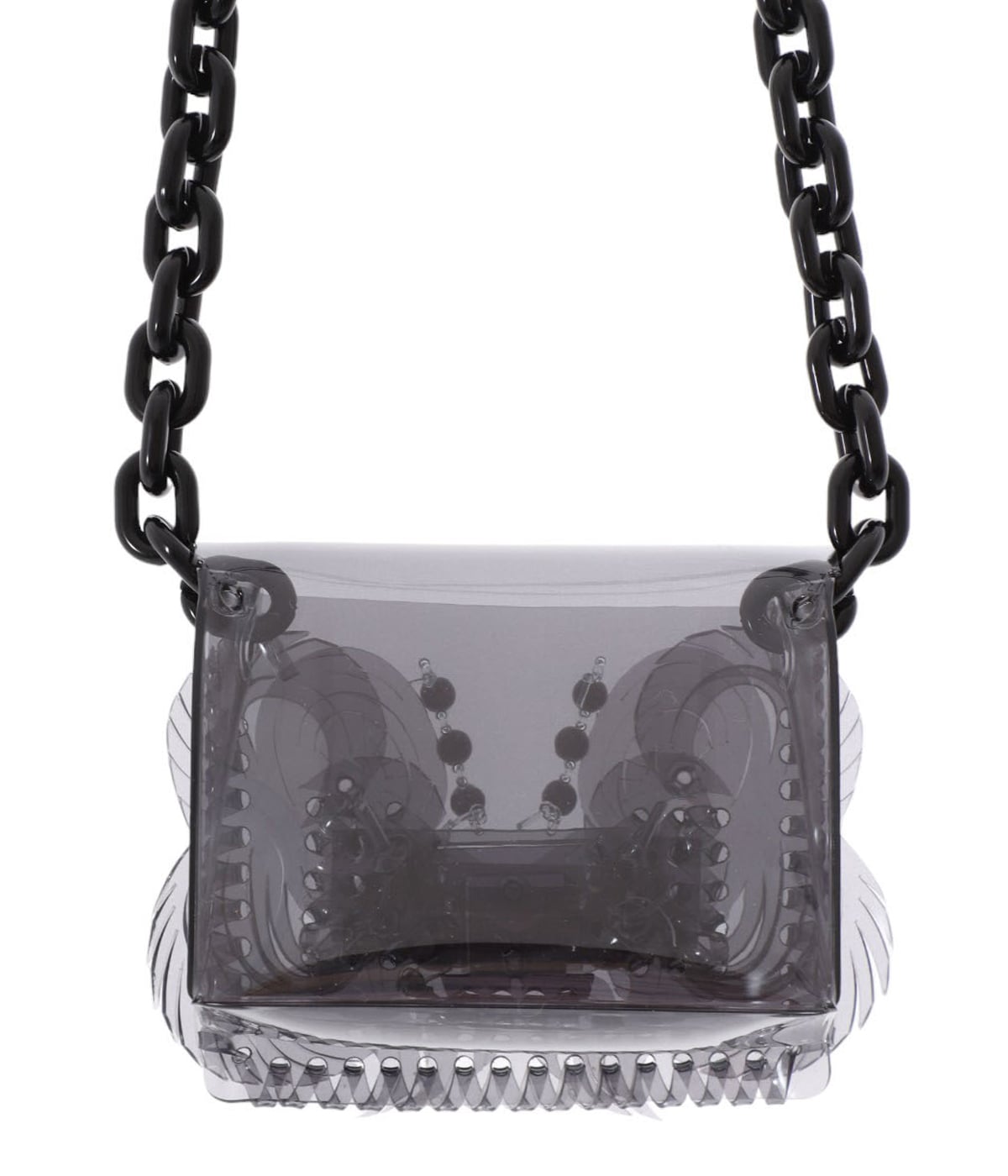 レディース】Transparent Sculptural Micro Chain Bag | Mame