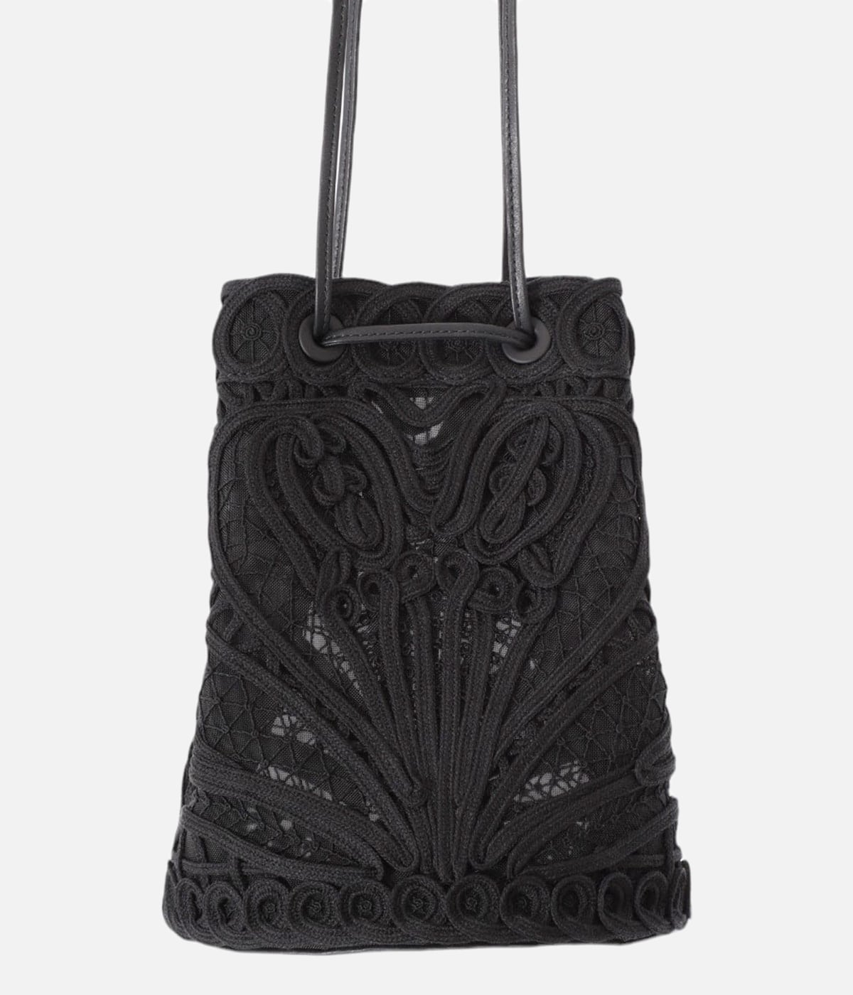 【Mame Kurogouchi】Cording Embroidery Bucket Bag Mame Kurogouchi / Cording Embroidery Bucket Bag - ISLE