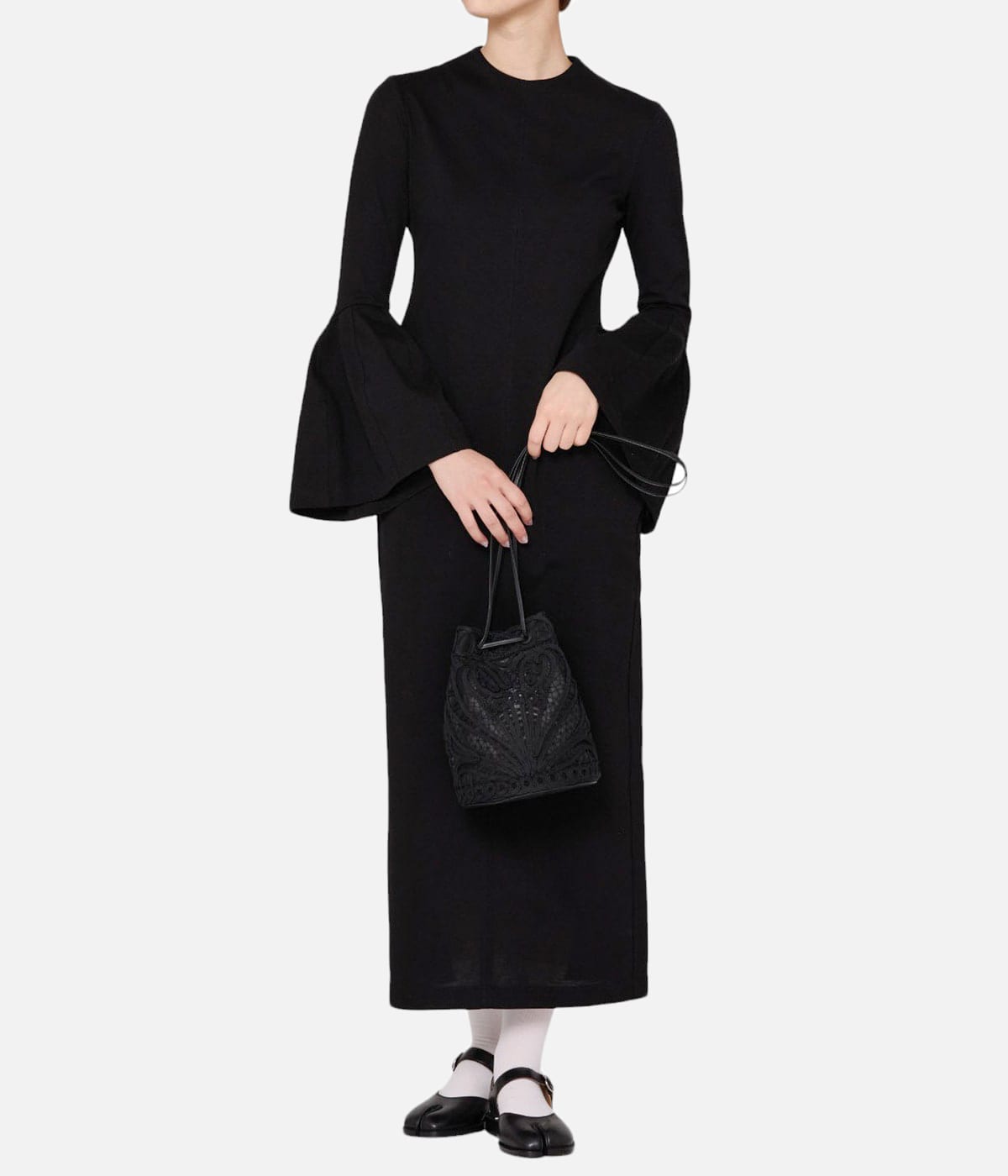 【Mame Kurogouchi】Cording Embroidery Bucket Bag MMFW16-AC405BK-02_1200x1200.