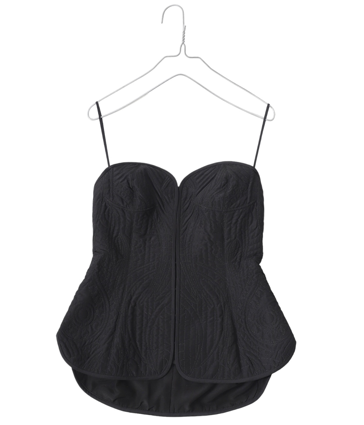 【新品未使用】Eaphi MULTI WAY FRILL BUSTIER レディース】Floral Quilted Silk Bustier | Mame Kurogouchi