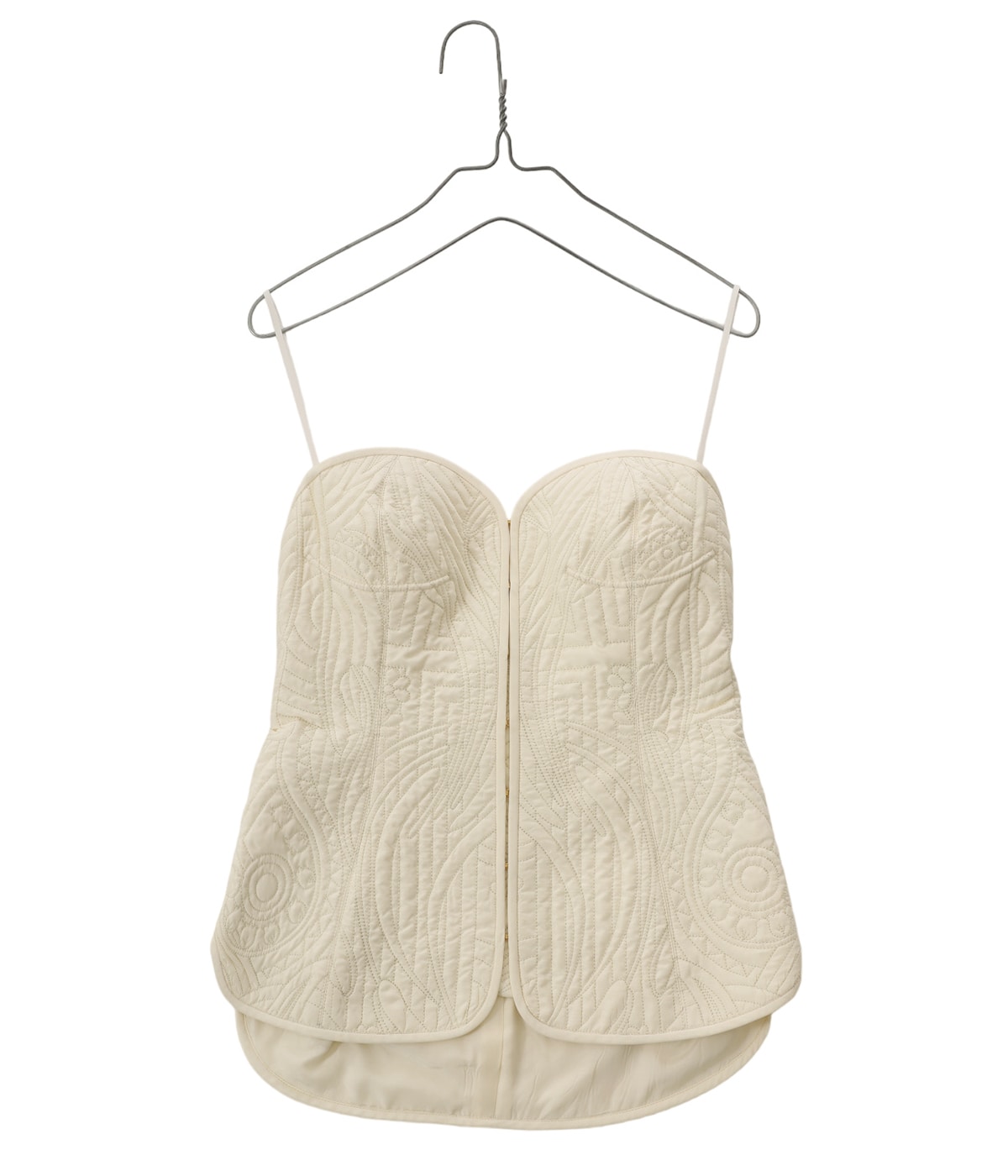 レディース】Floral Quilted Silk Bustier | Mame Kurogouchi