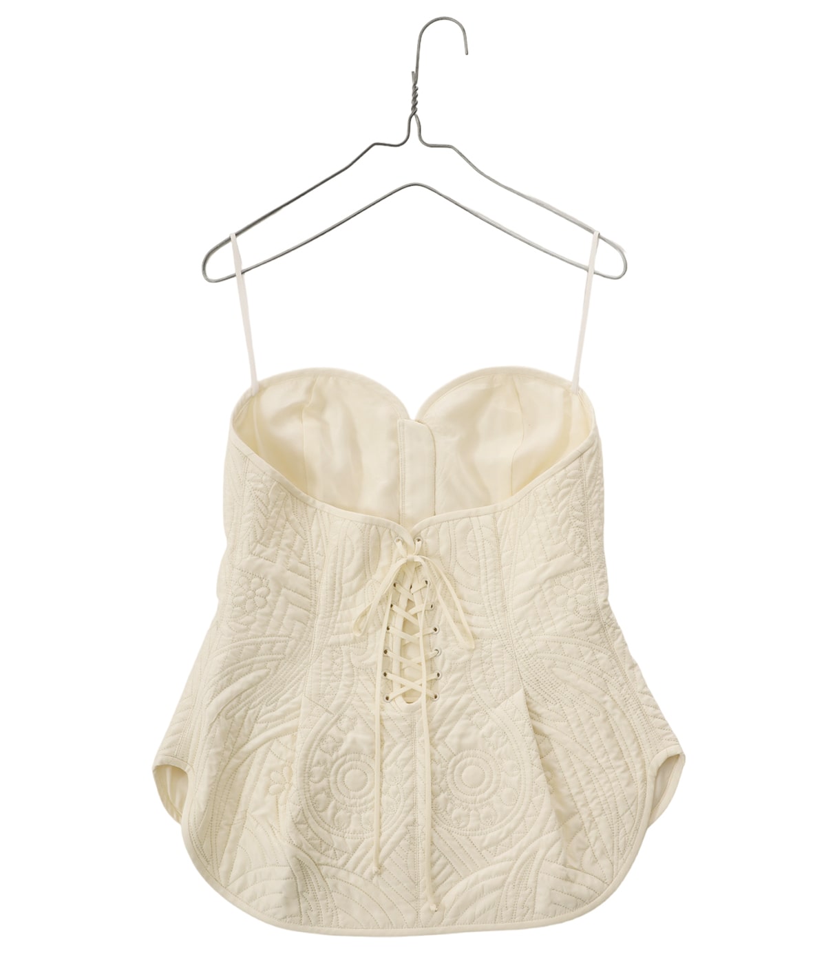 レディース】Floral Quilted Silk Bustier | Mame Kurogouchi