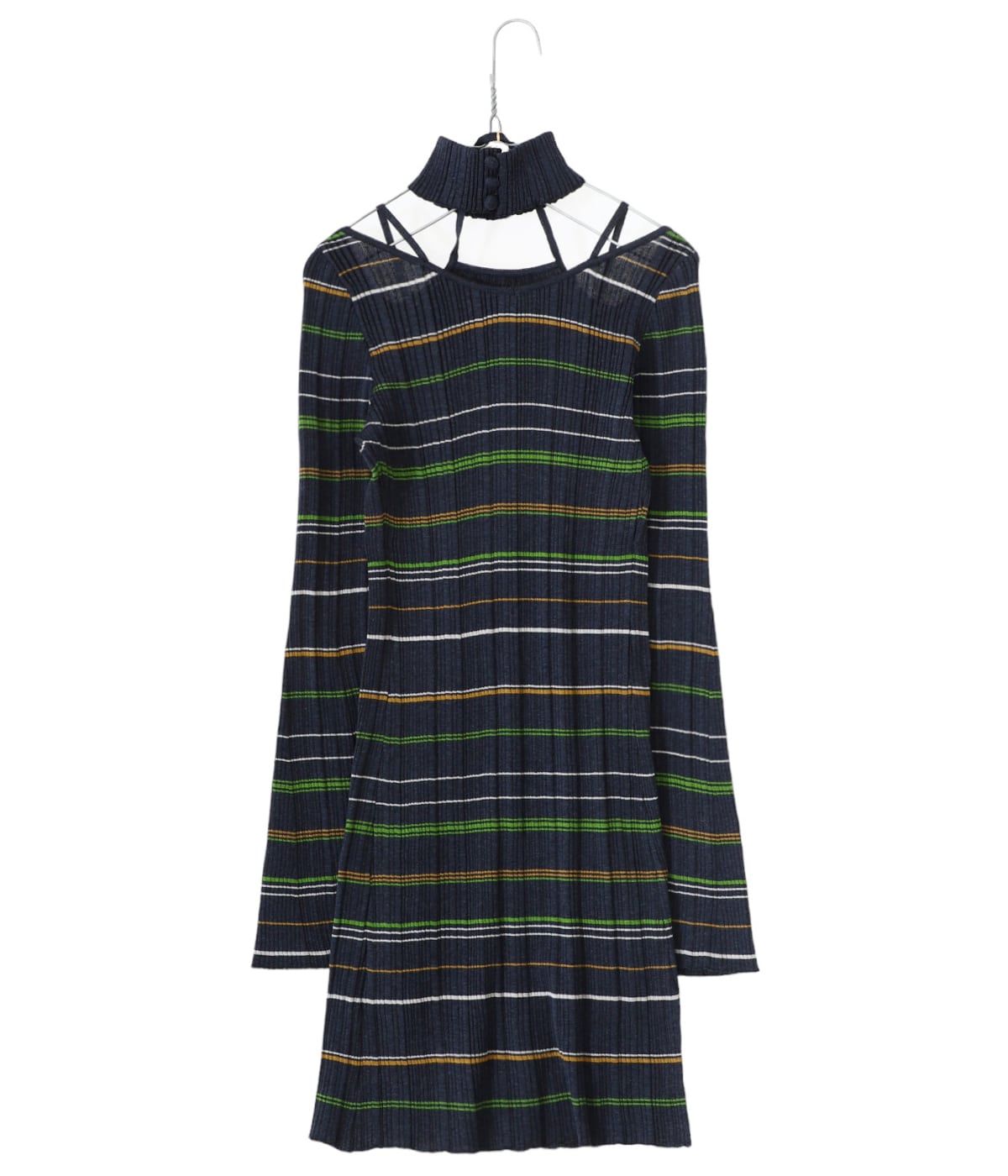 マメクロゴウチ mame kurogouchi Random Ribbed Plaid Knitted Dress With Choker ボーダー 楽天市場】【新品】 Mame Kurogouchi / マメクロゴウチ | 2023SS