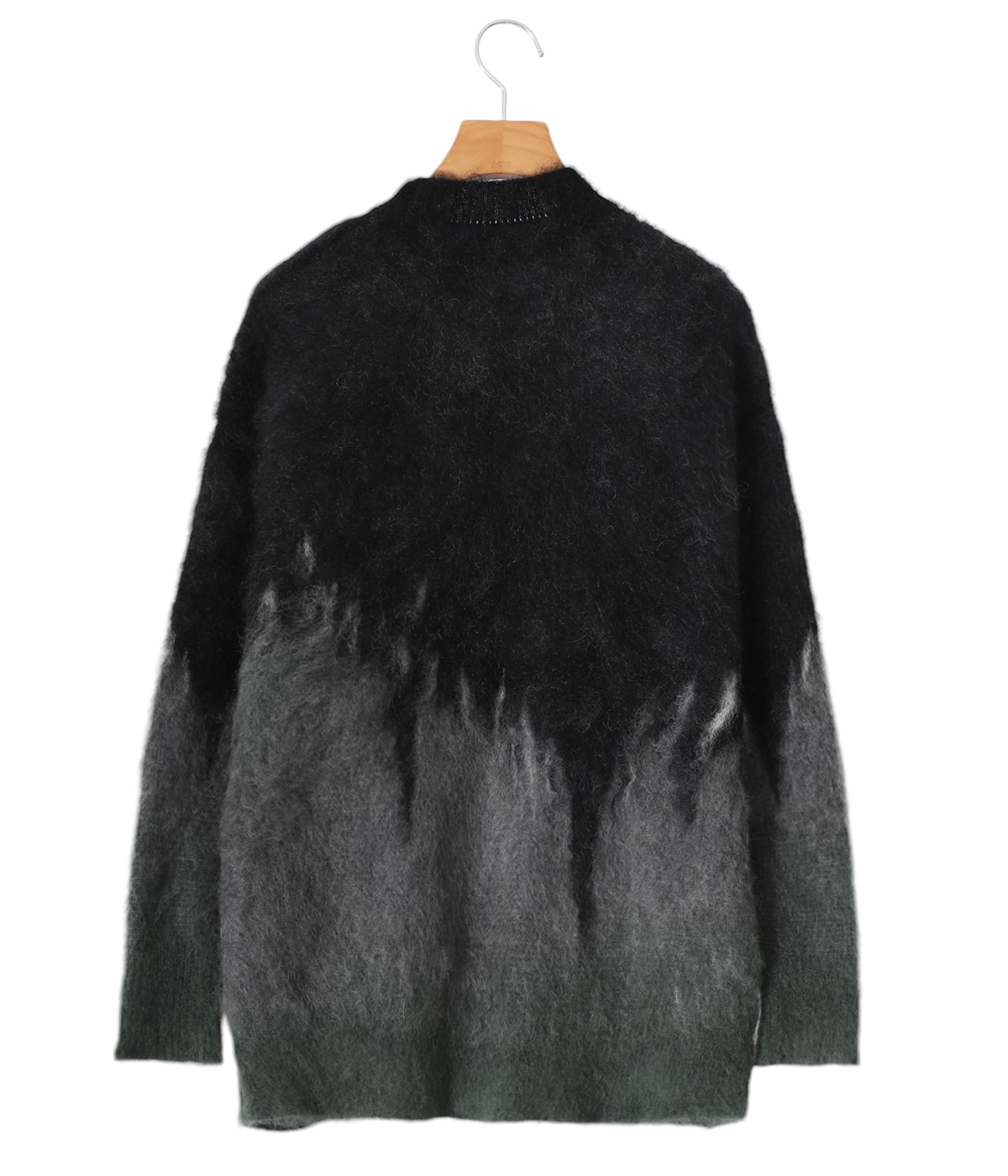 レディース】Drip Glaze Pattern Mohair Knitted Top | Mame