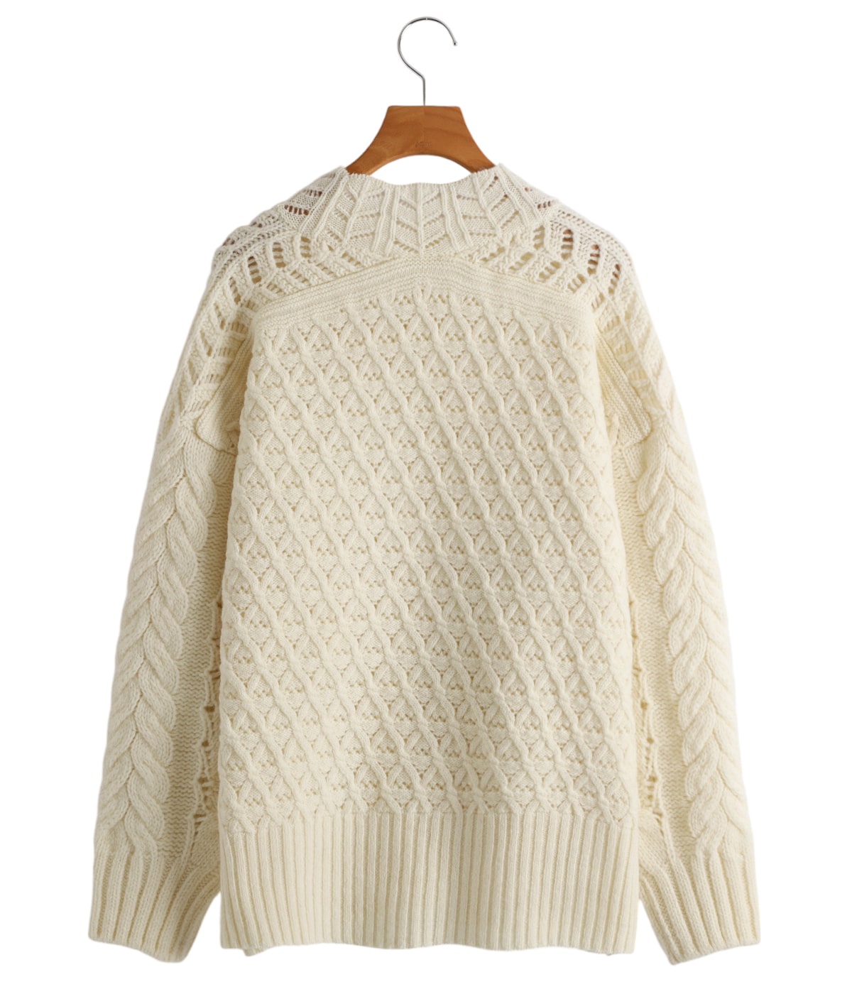 レディース】Floral Motif Chunky Knitted Top | Mame
