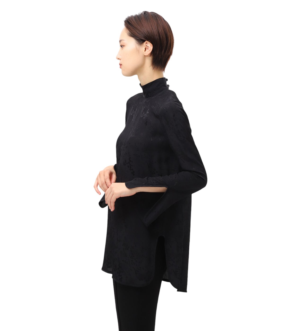 トップス mame kurogouchi KASURI Jacquard Blouse KASURI Jacquard Shirt One-Piece | Mame Kurogouchi CLARK 入荷情報