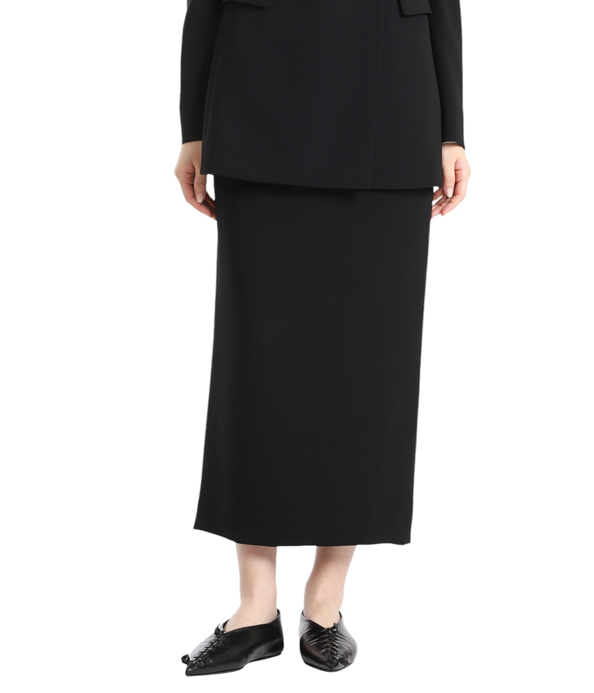 レディース】Acetate Polyester I-Line Skirt | Mame Kurogouchi