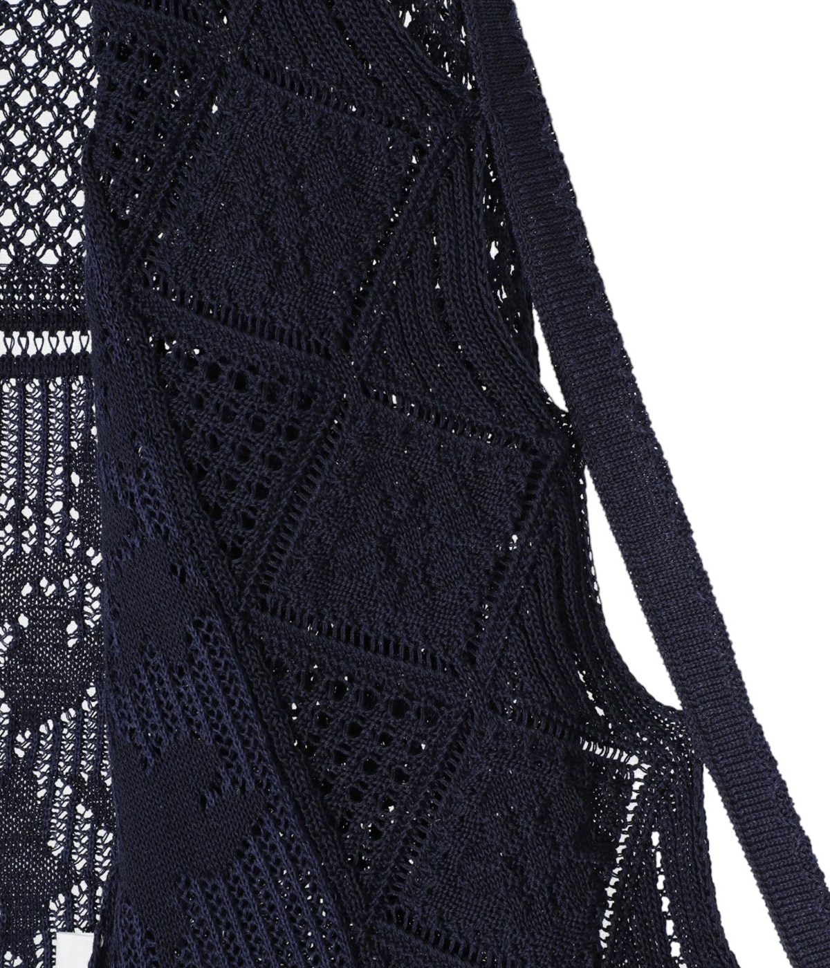 レディース】Cotton Lace Knitted Cardigan | Mame Kurogouchi