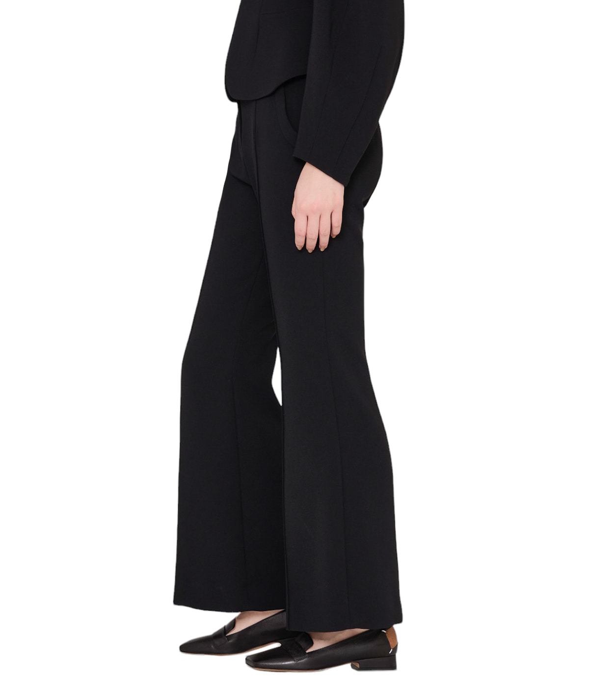 マメクロゴウチ フレアパンツ レディース】Triacetate Polyester Flared Trousers | Mame