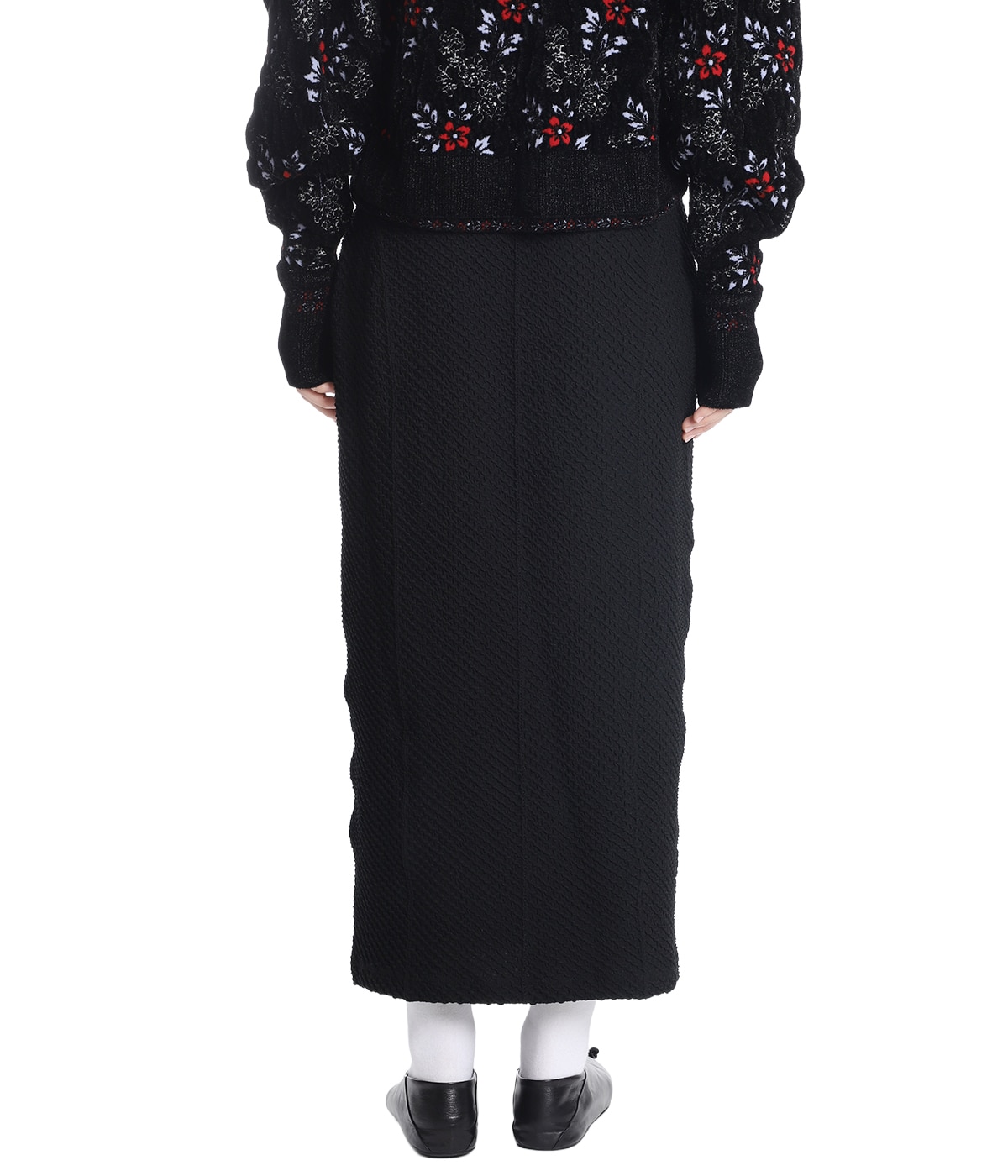 新品　mame Shirring Jersey Jacquard スカート レディース】Shirring Jersey Jacquard Pencil Skirt | Mame