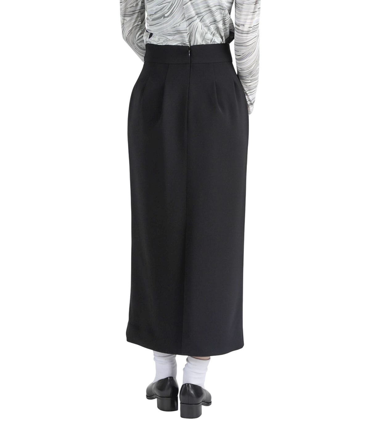 レディース】Acetate Polyester High Waisted Skirt | Mame Kurogouchi