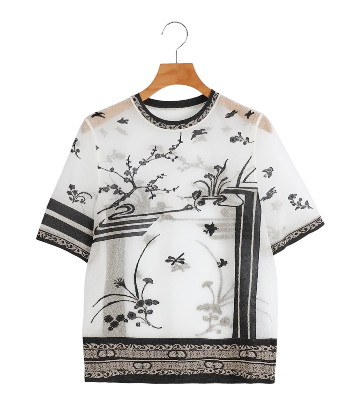 mame kurogouchi 21SS刺繍襟付き半袖Tシャツ　サイズ1 mame kurogouchi 21SS刺繍襟付き半袖Tシャツ サイズ1 - メルカリ