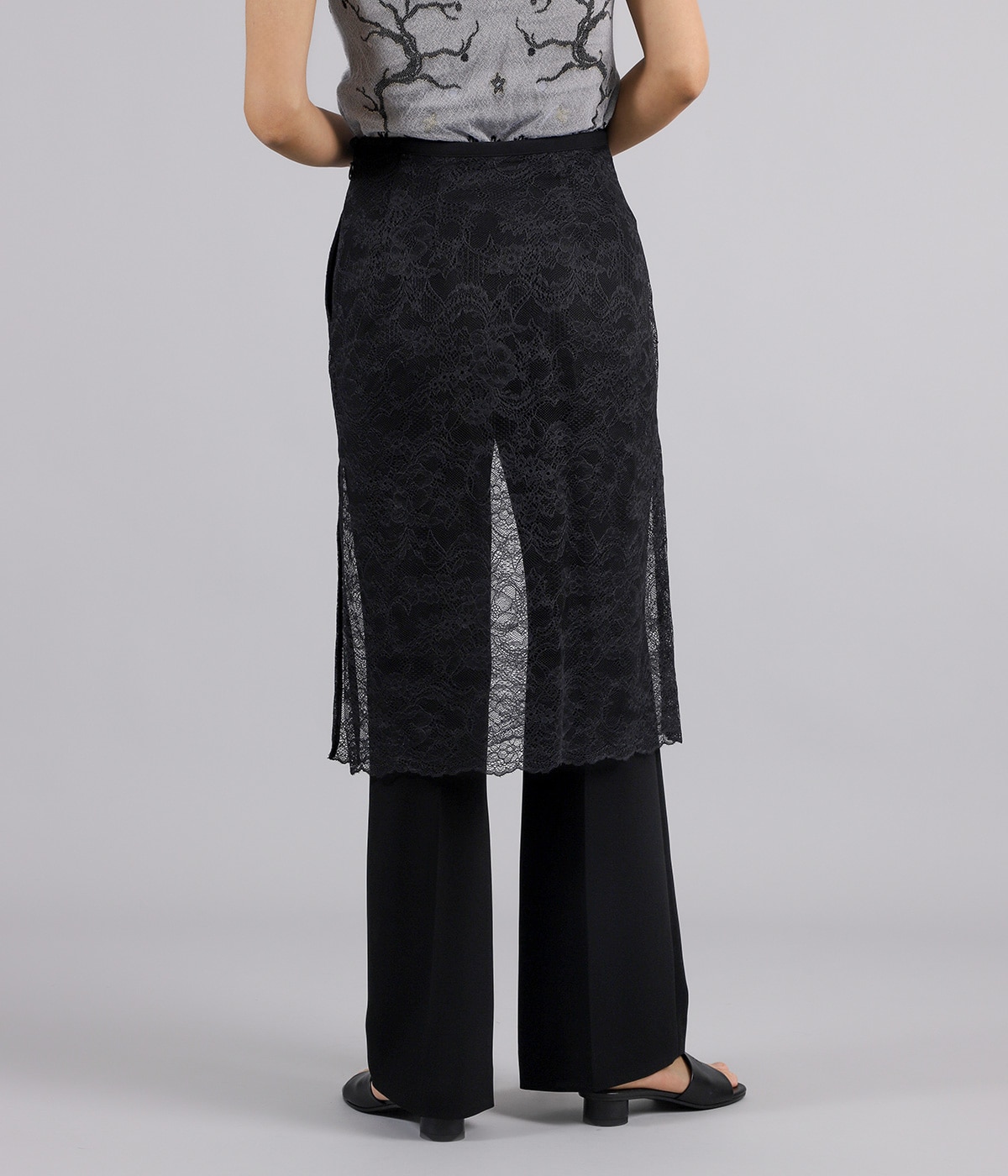 レディース】Raschel Lace Layered Trousers | Mame Kurogouchi(マメ