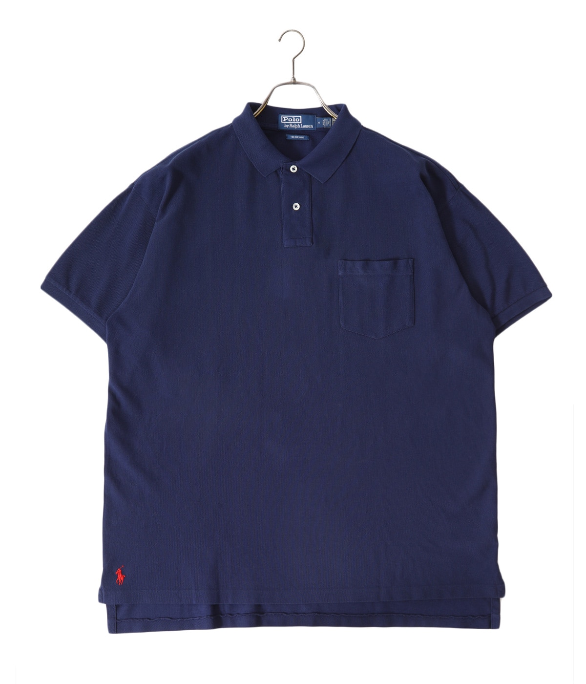 【新品】RALPH LAURENビッグフィットポロシャツ POLO RALPH LAUREN『ビッグ フィット ポロシャツ』(BLACK