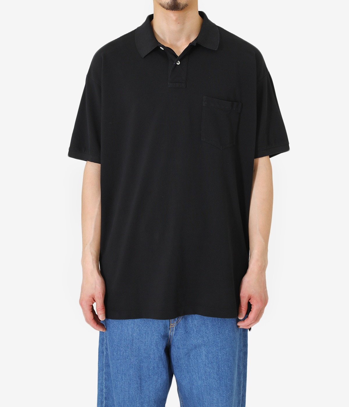 MARKA ビッグポロシャツ メゾンキツネ MAISON KITSUNE MM00202KJ7010 ポロシャツ BOLD