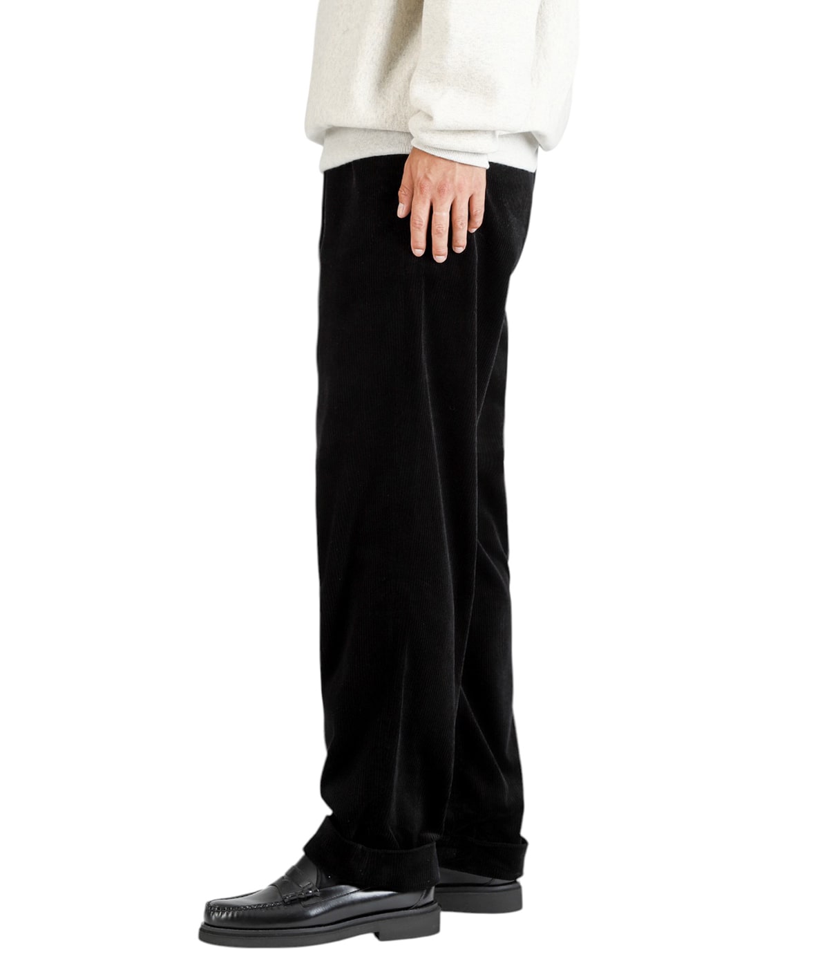 RALAXED FIT CORDUROY WHITMAN CHINO PLEATED PANTS | POLO