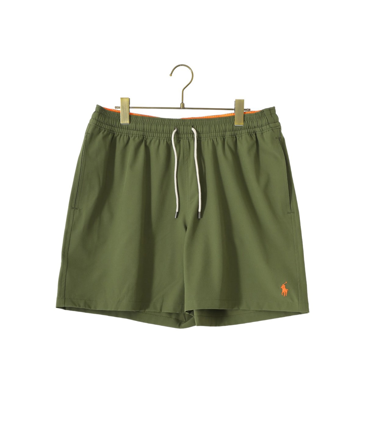 ハーフ・ショートパンツ Ralph Lauren SS25 TRAVELER MID TRUNK (710957784 004) ストレッチ コットン シアサッカー ショートパンツ | POLO RALPH