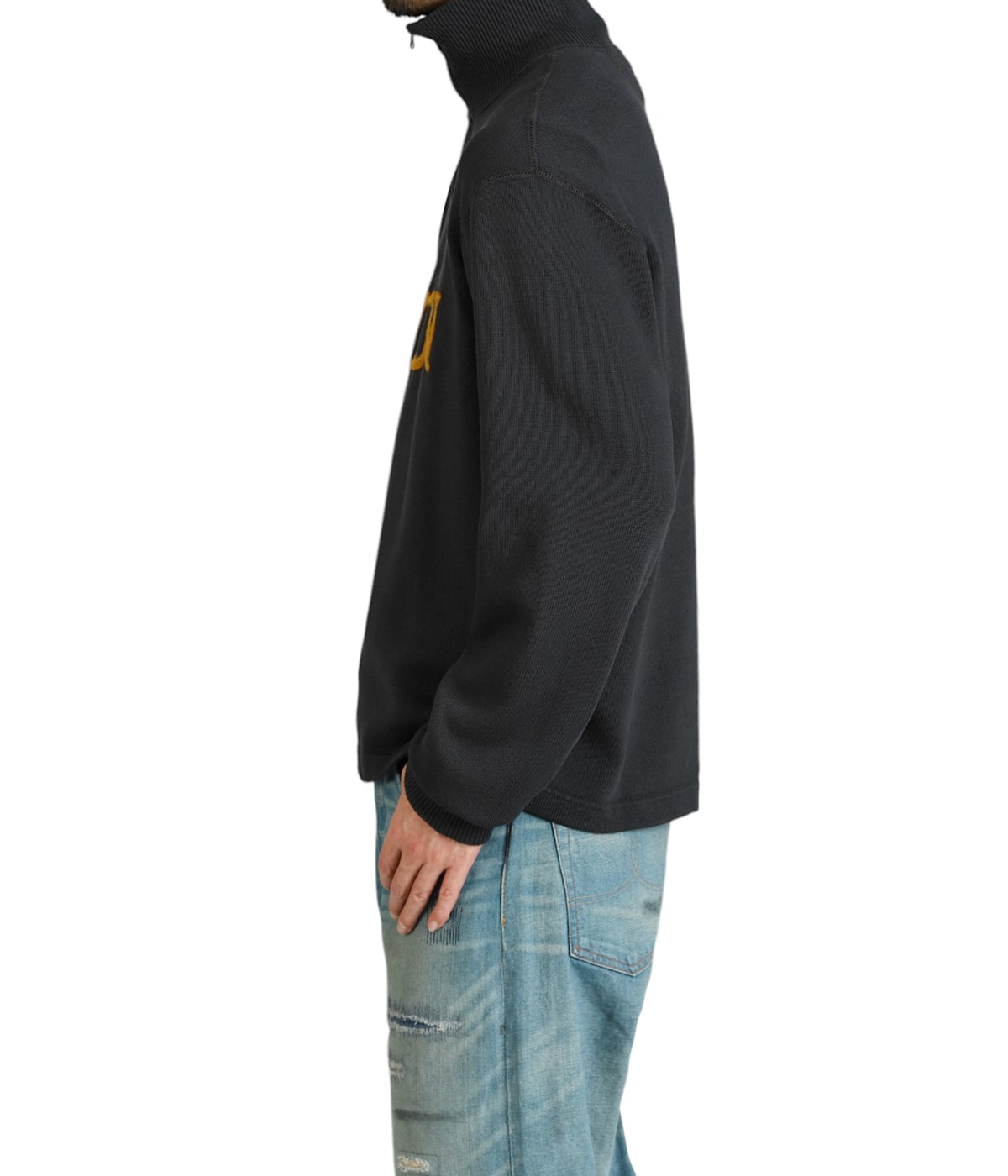 HALF ZIP-LONG SLEEVE-HALF ZIP COTTON | RRL(ダブルアールエル
