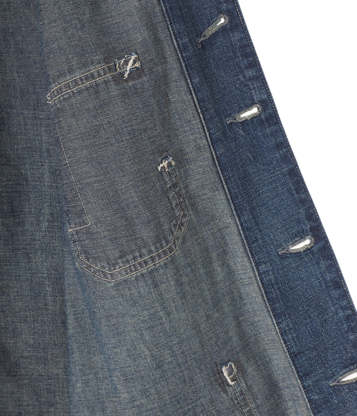 DOUBLE RL ダークブルー デニムシャツ LL デニム RRL(ダブルアールエル) シャツ(メンズ) - 海外通販のBUYMA