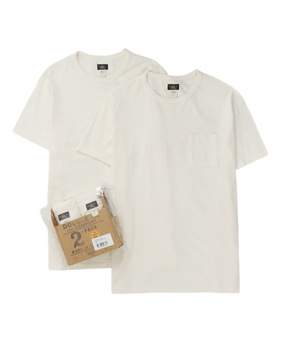 2 PACK TEES-SHORT SLEEVE-T-SHIRT COTTON JERSEY