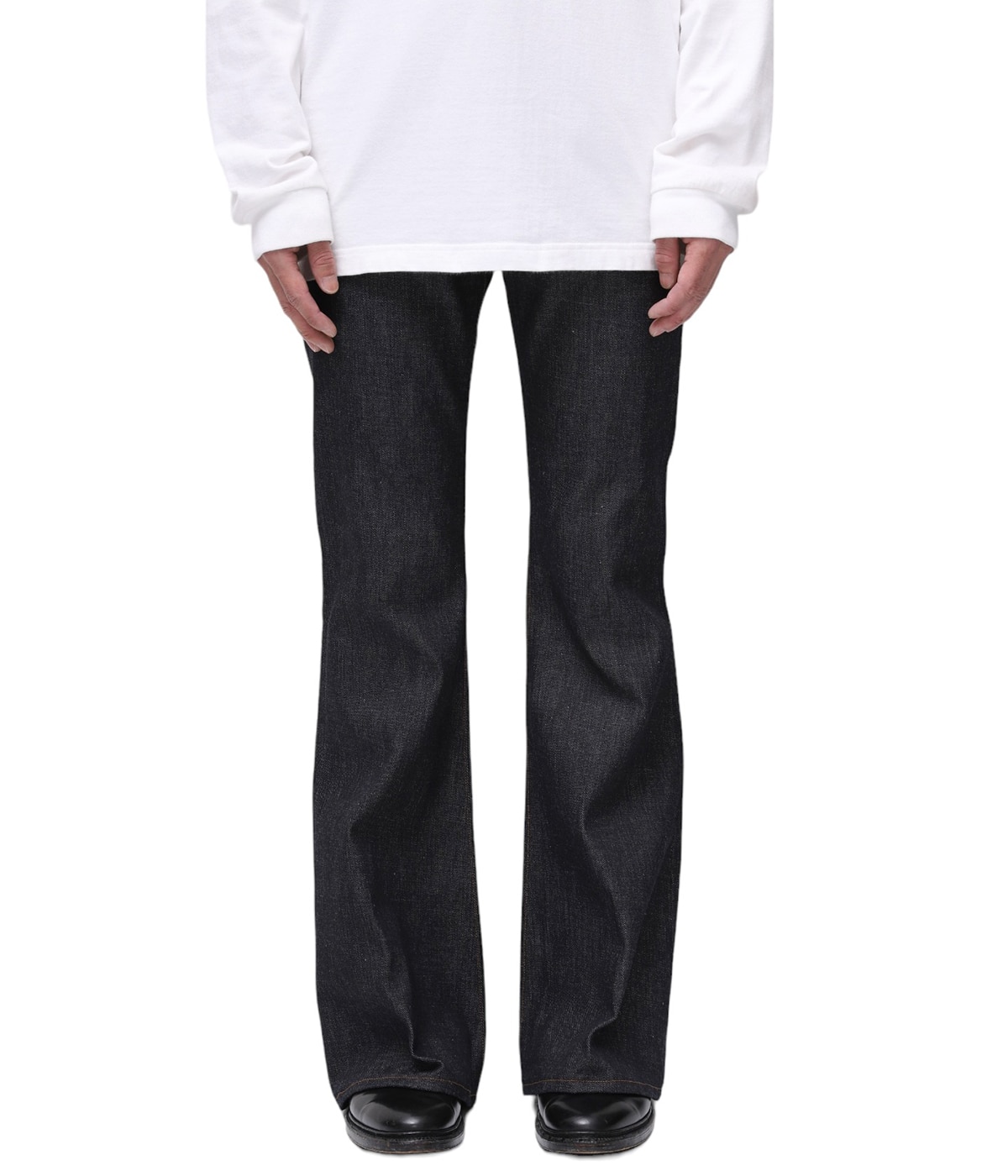 SUGARHILL Modern Denim FLARED Pants Sugarhill Modern Denim Pants Flared Cut - Rigid Indigo