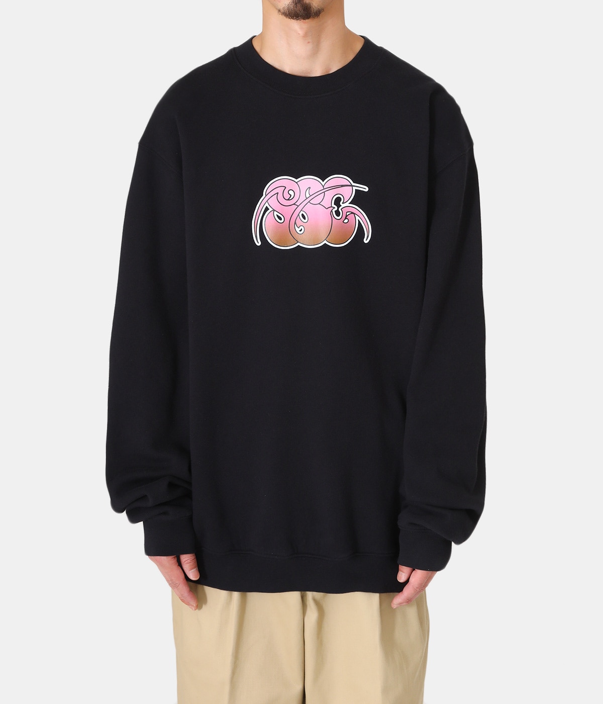 【Stockholm Surfboard Club】ロンハーマン ロゴスウェット Stockholm Surfboard Club/ストックホルムサーフボードクラブ