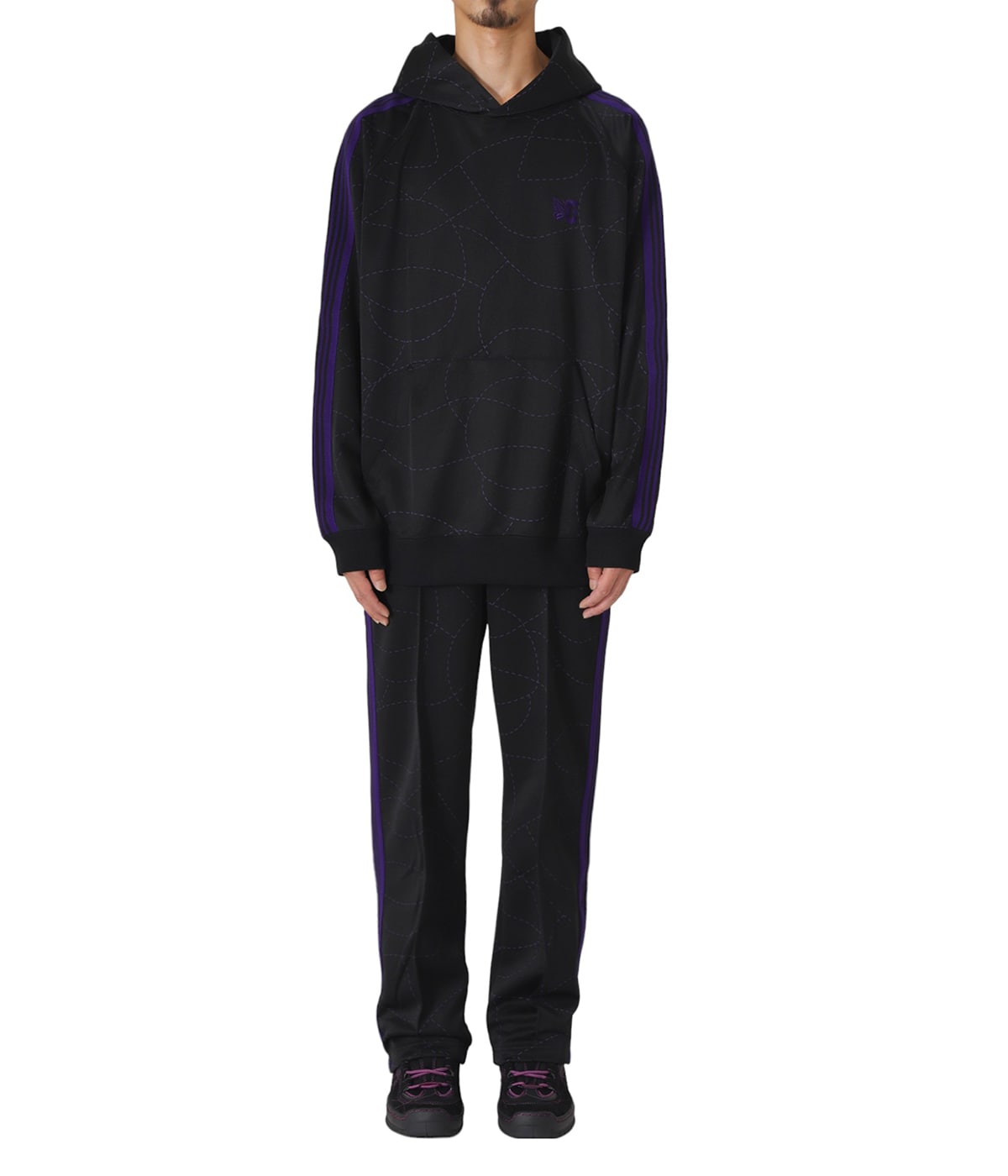 【モコ】NEEDLES ニードルス Track Pant Track Pant - Poly Smooth / Printed | NEEDLES(ニードルズ